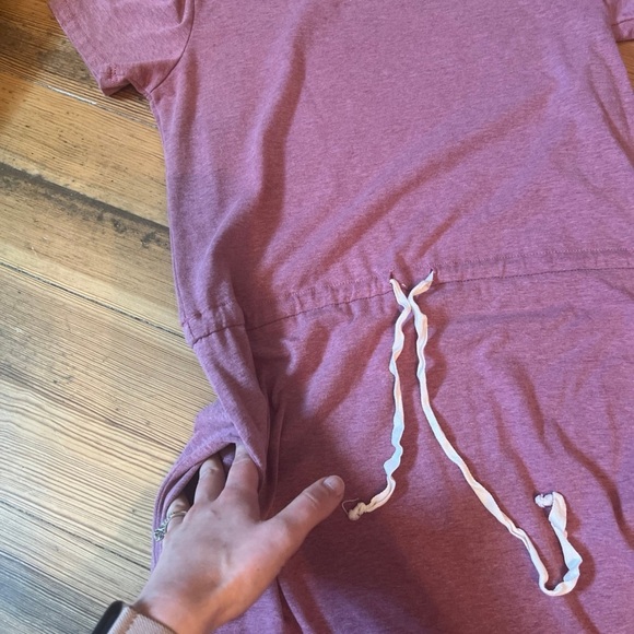 Mauve t shirt dress. - Picture 4 of 5
